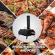 image 7 of Haven Outdoor Wood Fired Pizza Oven with Pizza Stone, Pizza Paddle & Rain Cover