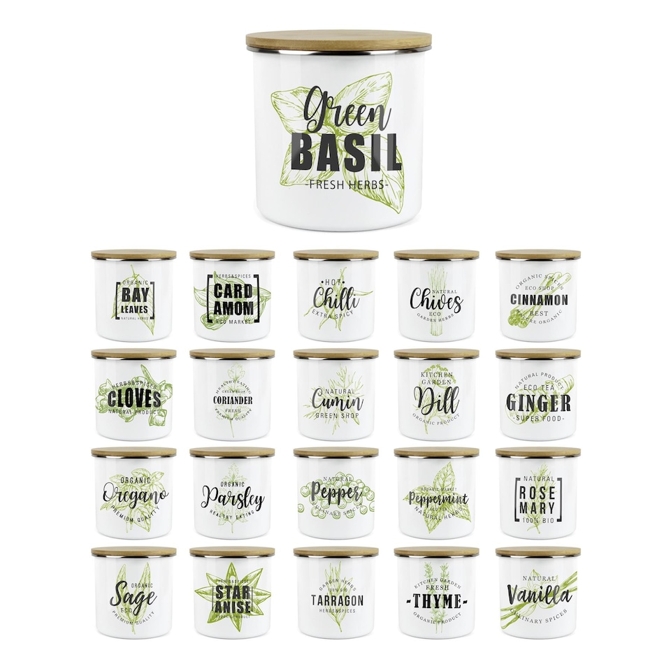 image 1 of Green Label Herbs Storage Canister - Parsley