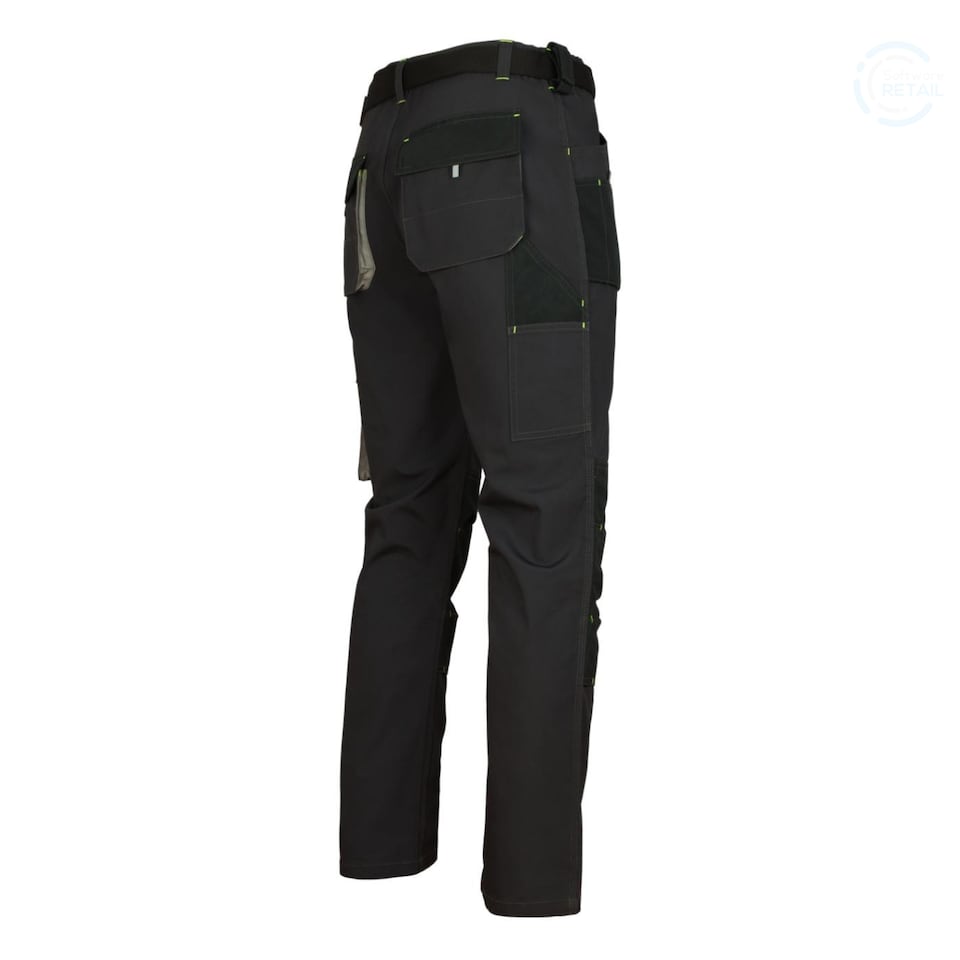 image 1 of Artmas Classic Grey Protective Work Trousers, 9 Storage Pockets, Knee Pad Sections, 260gsm (28/30 Inch - 46 EU)