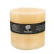 image 1 of Nicola Spring Round 3 Wick Vanilla Pillar Candle - 130 Hours - Ivory | Cream | Beige