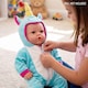 image 6 of BiBi Doll Reborn Baby Doll Clothes Blue Fluffy Unicorn Jumpsuit For 20" Dolls