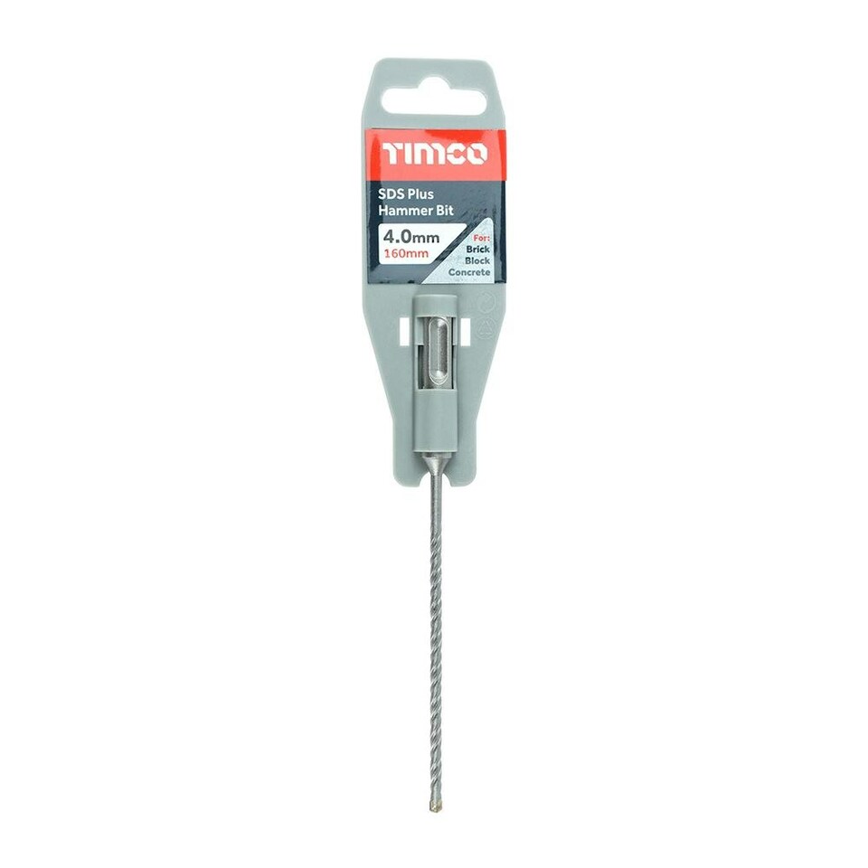 image 1 of Timco - SDS Plus Hammer Bit (Size 4.0 x 160 - 1 Each)