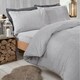 image 2 of OHS Teddy Duvet Cover with Pillowcase Set, King - Silver