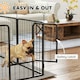 image 4 of PawHut Eight-Panel Dog Playpen with Door, for Indoor, Outdoor, 60cm Tall
