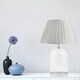 image 5 of First Choice Lighting Pair of Large Chrome and Glass Cloche Design Table Lamp Bases Clear | Chrome