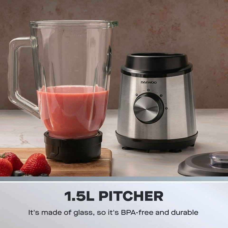image 1 of Daewoo Jug Blender, Including Grinder Attachment