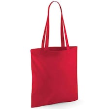 Westford Mill Long Handle Tote Bag - Classic Red - One Size Red