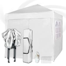 MCC Direct Gazebo 2x2 Pop Up Garden Outdoor Party Tent Marquee Canopy with Sides