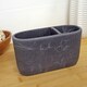 image 1 of Showerdrape Octavia Grey Marble & Chrome Toothbrush Holder