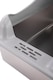 image 5 of Living and Home Semi-Closed Anti-Splash Cat Litter Box Pet Toilet with Pedal | Grey