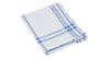 image 3 of Orsina Efficient Set Of Three Blue And White Tea Towels, Absorbent Durable Tea Towels, Soft Tea Towels For Kitchen