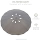 image 5 of Outsunny 2.5m Round Curved Adjustable Parasol Sun Umbrella Metal Pole Grey