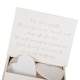 image 2 of Modern Cream Beige Wedding Day Guest Message Box with Hearts and Keepsake Holder