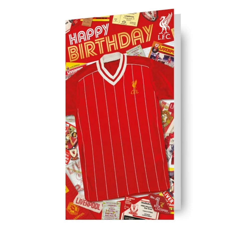 image 1 of Liverpool FC Football Shirt Birthday Card