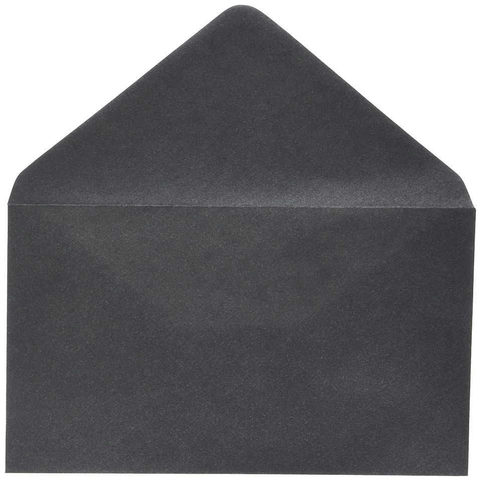 PEARLISED C6 ENVELOPE CHARCOAL PK5 - West - CE1495P5 N/A | C6