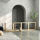 image 2 of PawHut 8 Panels Freestanding Dog Barrier for S and M Dogs - Natural Wood