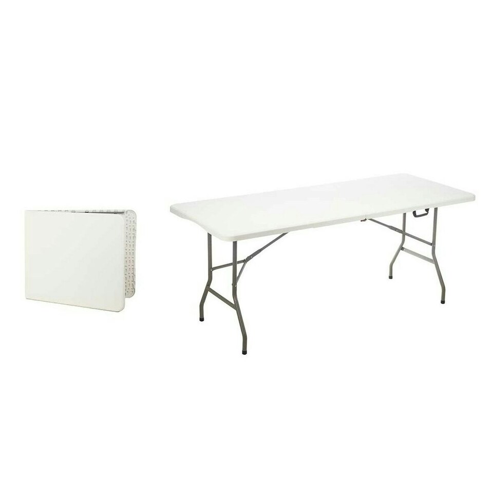 image 1 of Folding Table White Grey Polyethylene 180 x 70 x 74 cm N/A