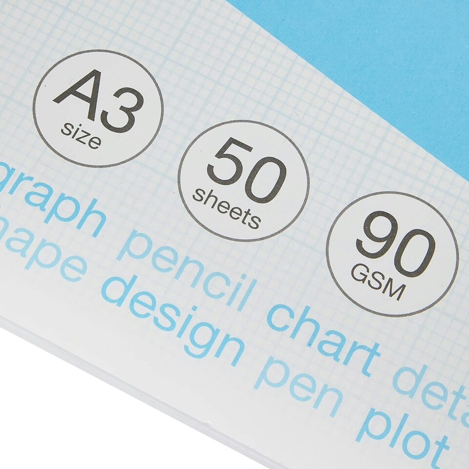 image 1 of A3 50 Sheets Graph Pad