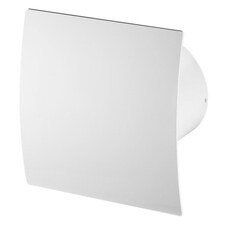 100mm Humidity Sensor Extractor Fan White ABS Front Panel ESCUDO Wall Ceiling Ventilation