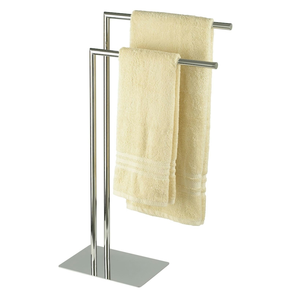 image 1 of Showerdrape Stamford Stainless Steel Chrome Freestanding Towel Rail