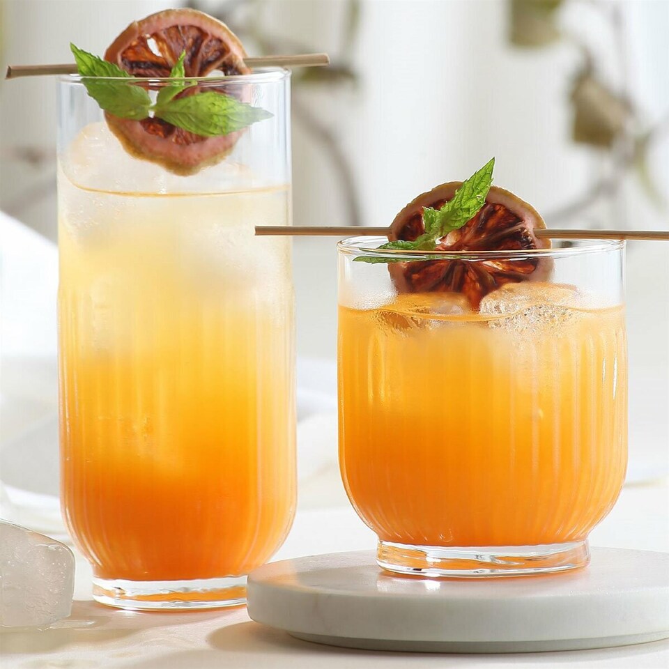 image 1 of LAV 12pc Tokyo Glassware Set - Clear | Clear | Clear | 12