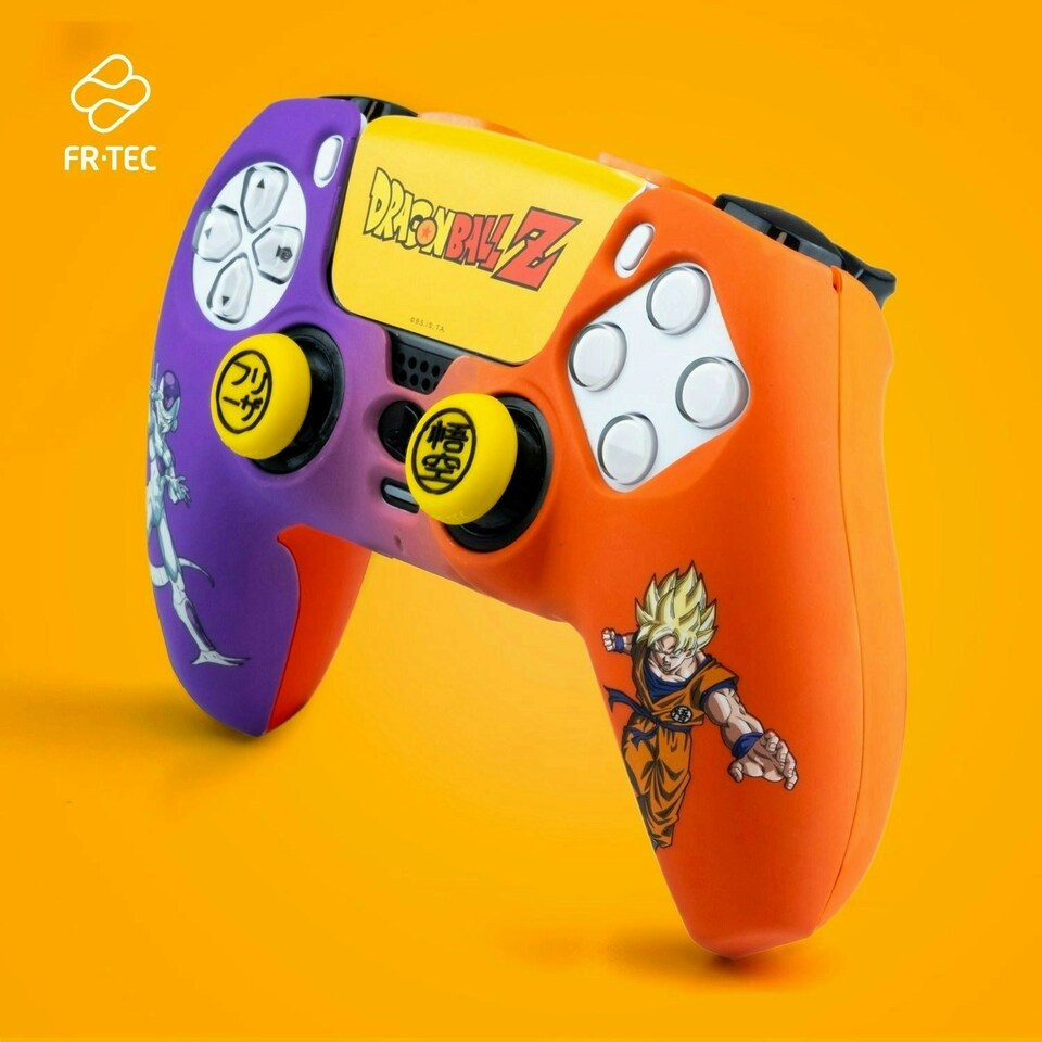 image 1 of Dragon Ball Z PS5 Dualsense Controller Combo Accessories Pack