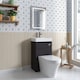 image 4 of Balterley Contemporary Bathroom Cloakroom Freestanding Rectangular Cabinet Basin Vanity Unit MFC