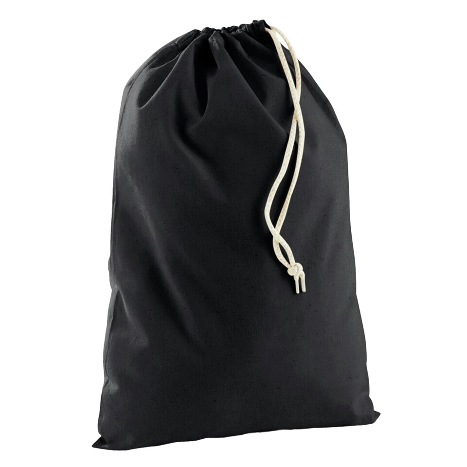 Westford Mill Cotton Recycled Stuff Bag - Black - S | Multi | One Size