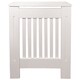 image 10 of Vida Designs Chelsea Radiator Cover Painted MDF Slatted Cabinet, White, 78cm