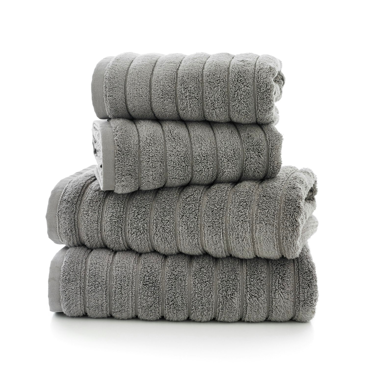 Ribbleton 100% Cotton Zerotwist Ribbed Towels – Hand, Bath & Sheet ...