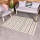 image 3 of Charles Bentley Moroccan Weatherproof Cream Outdoor Rug 120x170