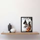 image 2 of Squirrel Autumn Photo Woodland Animal Living Room Black Framed Wall Art Print A4