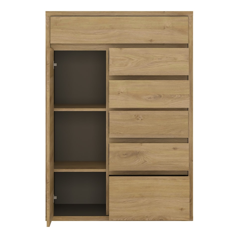 image 1 of Shetland 1 Door 6 Drawer Cupboard