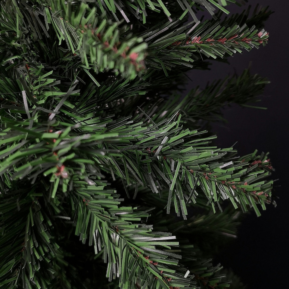 image 1 of 5ft (1.5m) Pencil Style Slim Artificial Christmas Tree in Plain Green