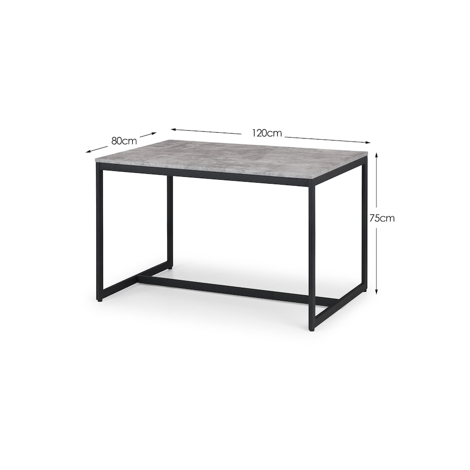 image 1 of Premium Stonegate 120cm Concrete Dining Table