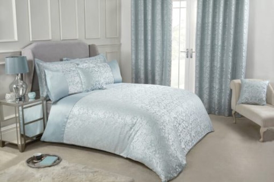 image 1 of Harrow Duvet Single Bed Duck Egg