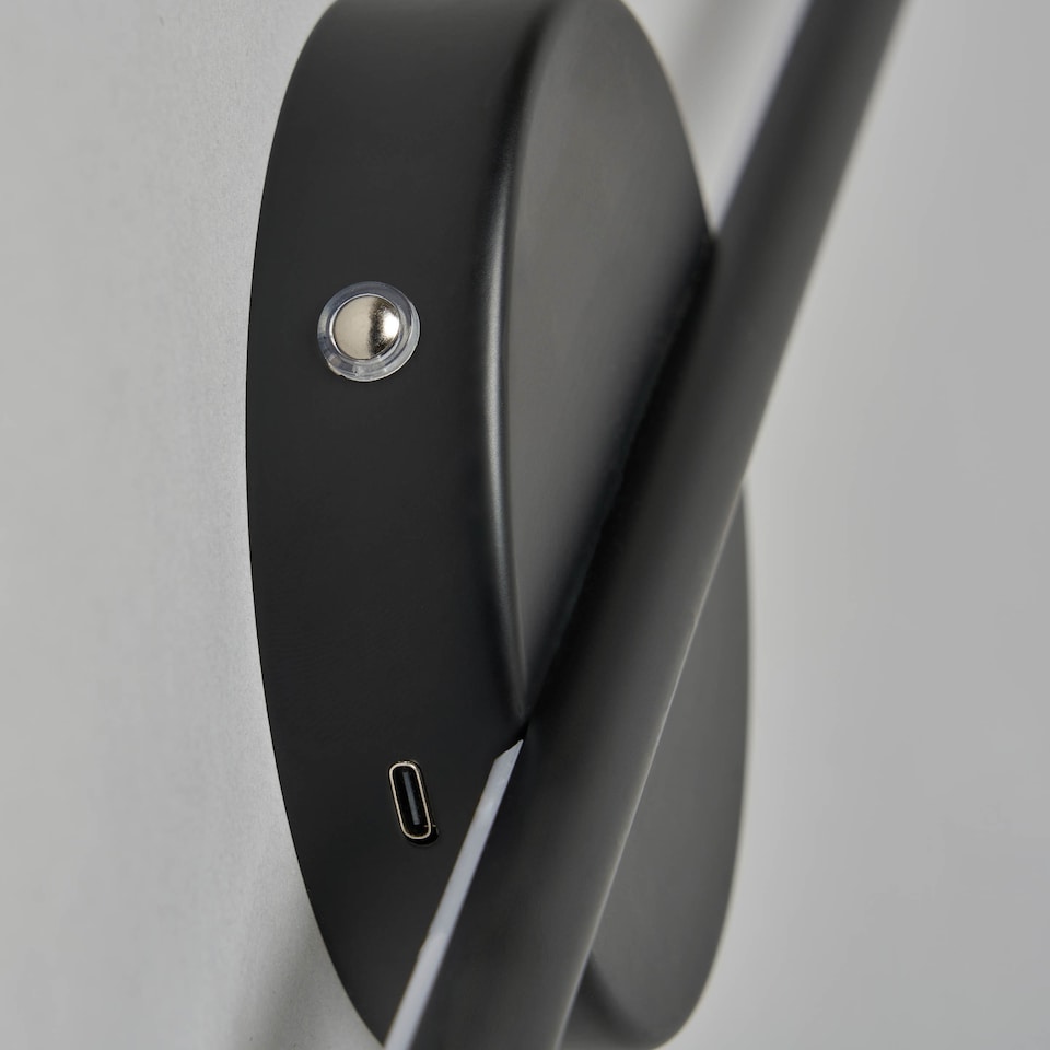 image 1 of BHS Rosanna Rechargeable Wall Light | Black | Black | 1