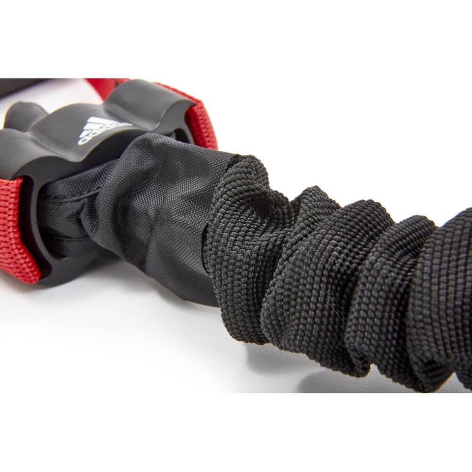 image 1 of Adidas Power Tube Level 1 — Light Resistance Band with Padded Sleeve, 275 cm, Black | Multi | BLACK | 144 cm