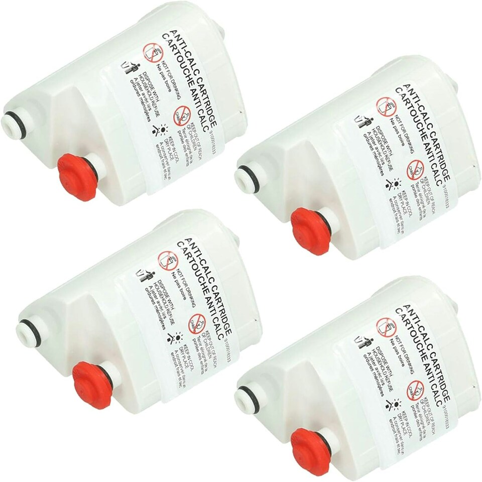 image 1 of SPARES2GO Anti-Calc Filter Cartridges compatible with Tefal Fasteo Liberty Easy Steam Iron (Pack of 4)