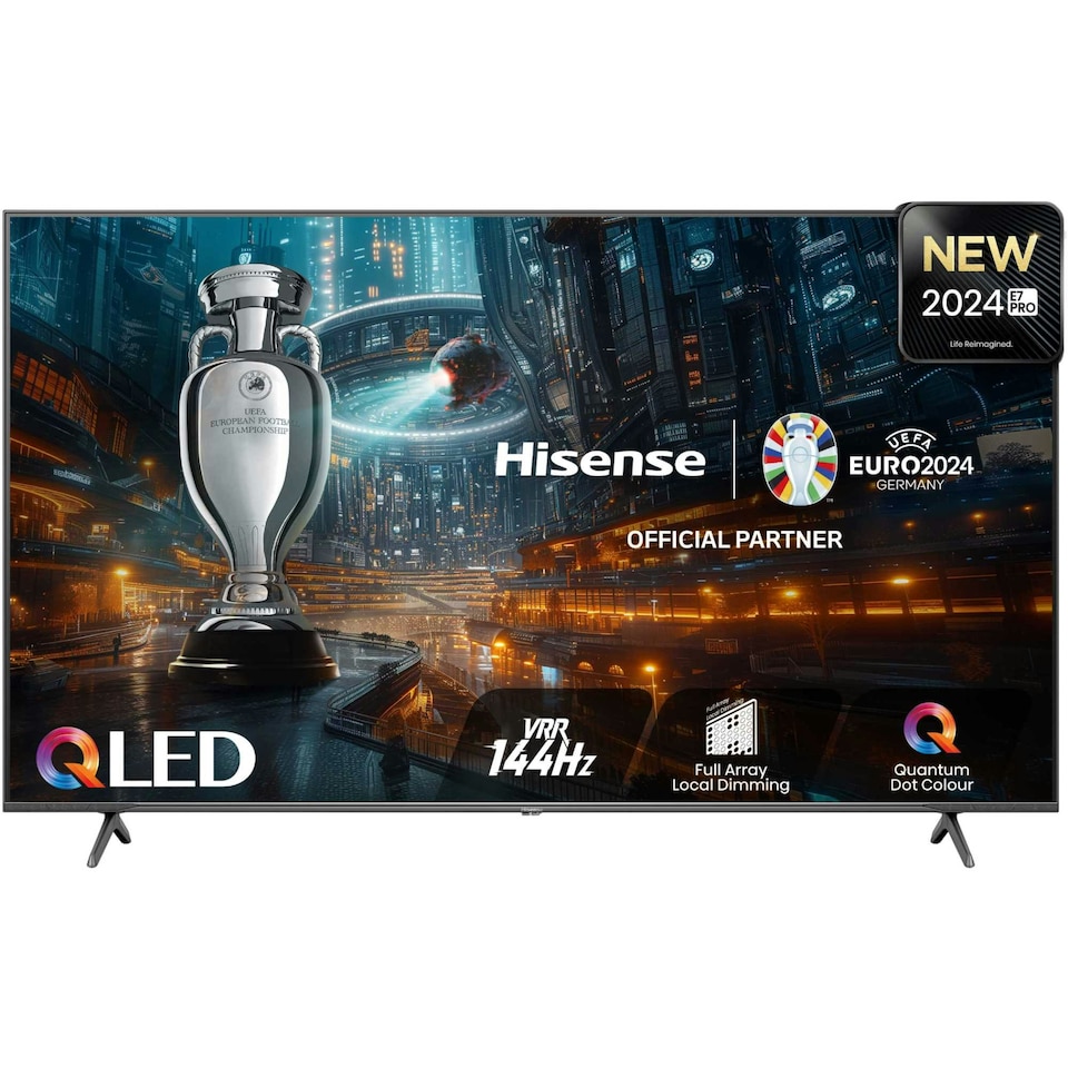 image 1 of Hisense 100" QLED 4K Ultra HD Smart TV 144Hz Refresh Rate 100E77NQTUK-PRO