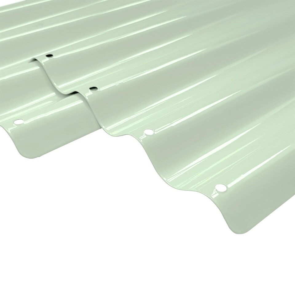 image 1 of Harbour Housewares 2pc Galvanised Steel Raised Garden Bed Extension Set - 50cm - Green | Green | Green