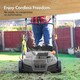 image 4 of VonHaus Lawn Scarifier Aerator Rake Cordless 40V Battery