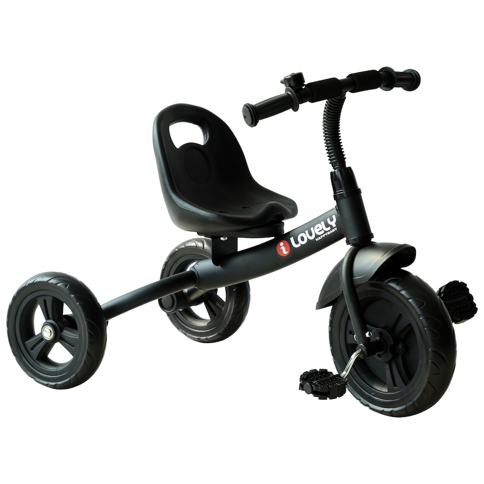 image 1 of HOMCOM Kids Trike Toddler Tricycle Children Ride on 3 Wheels Bike For 1.5 - 4 Years Black