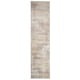 image 1 of KUKOON Neutral Beige Distressed Abstract Runner Rug 60cm x 240cm