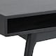 image 5 of Marte Coffee Table with Open Shelf in Black