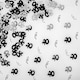 image 4 of 40th Confetti Black & Silver 14G - 2PK