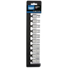 1/2" 6Pt 10Pc Socket Rail Set - 50236