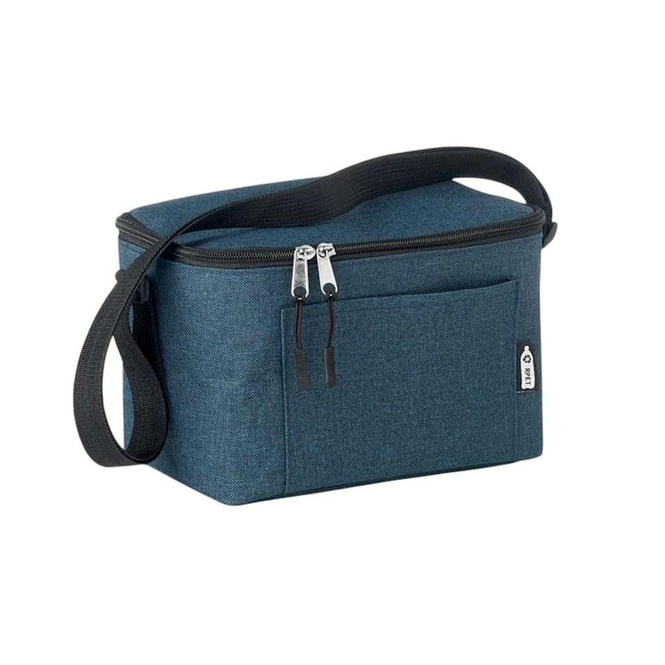 image 1 of MidOcean Cuba RPET Cooler Bag - Blue - 14.5cm x 25cm x 15.5cm | Blue | 14.5cm x 25cm x 15.5cm