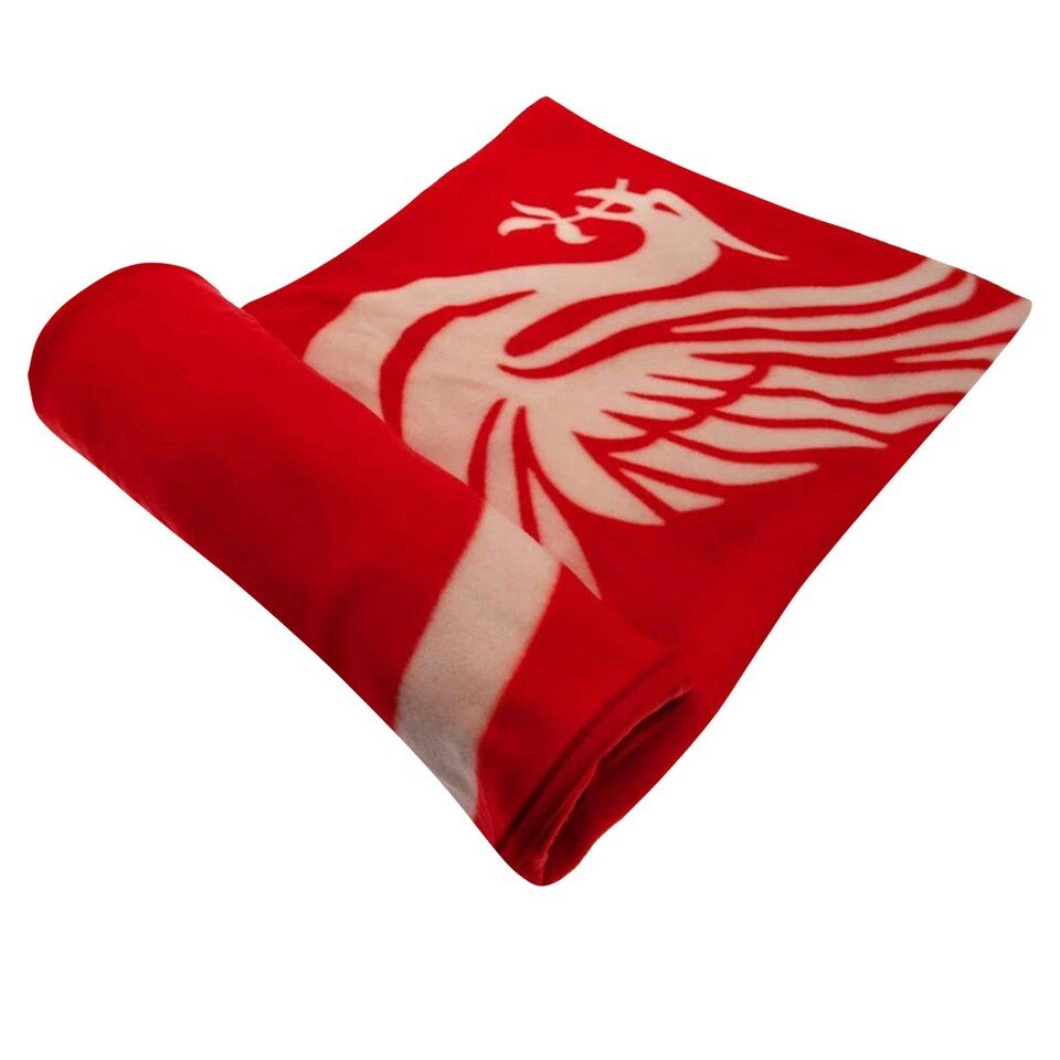 image 1 of Liverpool FC Pulse Fleece Blanket - Red - One Size