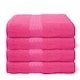 image 1 of OHS 4 x Luxury 100% Cotton 500GSM Bathroom Bath Sheet Towel Pink | Bright Pink | Bath sheet